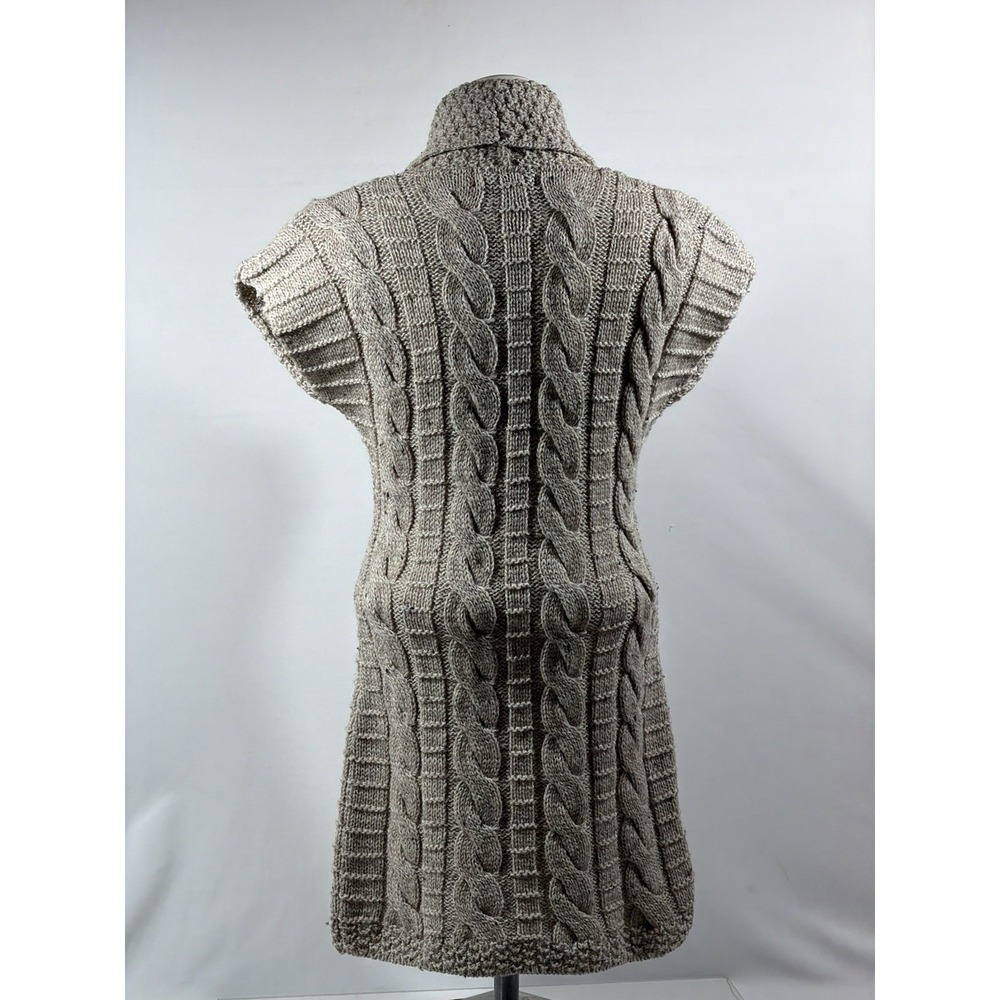 JM Cooper Vintage Cable Knit Wool Sweater Vest Women XS Multicolor Knit Top Casu - Picture 7 of 12
